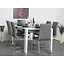 Eethoek grijs Everglades tafel met 6 stoelen