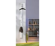 Wandkapstok Casa wit hoogglans design met beugel 