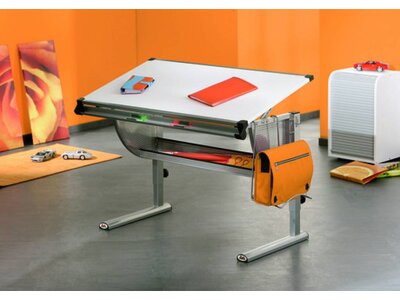 Bureau tekentafel wit Frits