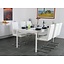 Eetkamertafel Peak wit mat glanzend design