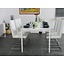 Eetkamertafel Peak wit mat glanzend design