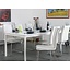 Eetkamertafel Peak wit mat glanzend design