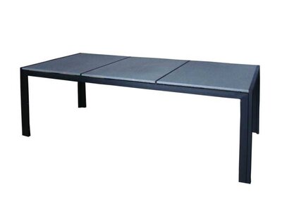Tuintafel 220cm graniet en staal Peter