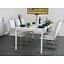 Eetkamerset Peak 2 , tafel met 6 witte stoelen