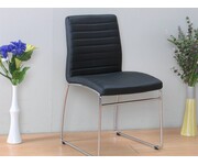 Stoel zwart Denver kantoor en eetkamerstoel 