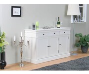 Mozart dressoir wit antiek patine 3drs 