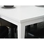Tvilum Tafel wit Venetië + 6 stoelen Giessen zwart