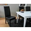 Tvilum Tafel wit Venetië + 6 stoelen Giessen zwart