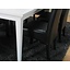 Tvilum Tafel wit Venetië + 6 stoelen Giessen zwart