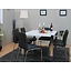 Eethoek Jason tafel wit design met 6 stoelen Denver