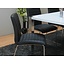 Eethoek Jason tafel wit design met 6 stoelen Denver