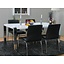 Design eethoek wit hoogglans tafel + 4 stoelen Denver