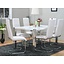Tafel met 6 stoelen design set Jason / Fiesta