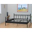 Metalen bed 140x200 zwart ledikant