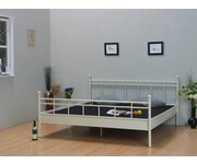 Metaalbed 140x200 twijfelaar vanille metalen bed 