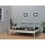 Metaalbed 140x200 twijfelaar vanille metalen bed