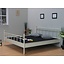 Metalen bed 160x200 cm vanille