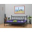 Metalen bed zwart tweepersoons bed 180cm