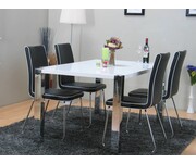 Design eetset Jason met 4 stoelen Patricia 