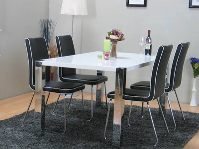 Design eetset Jason met 4 stoelen Patricia