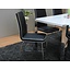 Eethoek design tafel Jason met 6 zwarte stoelen Patricia