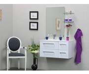 Badmeubel Nicosia one deluxe wit hoogglans 