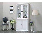 Vitrinekast Venetië 2drs winkelkast wit Tvilum