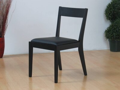 Zwarte stoel Skagen eetkamerstoel