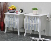 Set van 2 nachtkastjes Bilbao decoratief 