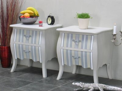 Set van 2 nachtkastjes Bilbao decoratief