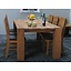 Eethoek Mark massief eiken tafel met 6 eiken stoelen