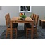 Eetkamerset eiken Mark 180 x 90 met eiken stoelen