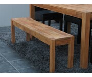 Bankje massief eiken halbank 