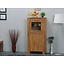 Vitrinekast Mark 2-drs eiken halfhoog