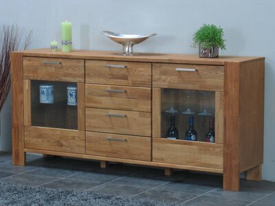 Dressoir met lades en deuren Mark eiken