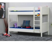 Stapelbed MDF creme vanille 90 x 200 incl lattenbodems 