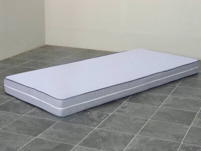 Binnenveringsmatras Bonell 90 x 200 wit en blauw