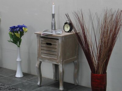 Nachtkastje Madrid white wash