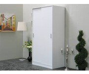 Schuifdeurkast Pegasus wit 2drs Tvilum
