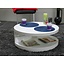 Salontafel rond wit hoogglans design Rotondi