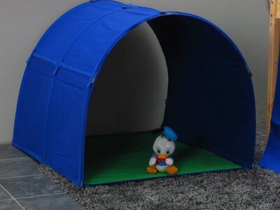 Speeltunnel blauw