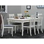 Mozart eethoek wit tafel + 6 stoelen
