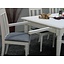 Mozart eethoek wit tafel + 6 stoelen