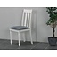 Mozart eethoek wit tafel + 6 stoelen