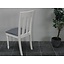 Mozart eethoek wit tafel + 6 stoelen