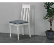 Eetkamerstoel barok wit Mozart 