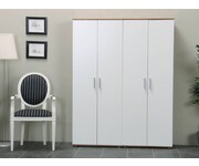 Set van 2 schoenenkasten Pegasus walnoot wit Tvilum