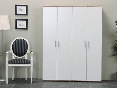 Tvilum Set van 2 schoenenkasten Pegasus walnoot wit