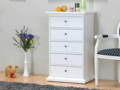 Tvilum Hoge ladekast wit Venetië