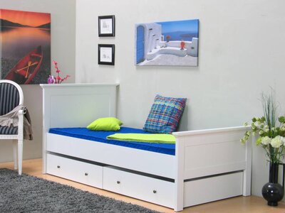 Tvilum Ledikant wit Venetië met 2 bedladen